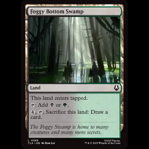 MTG Foggy Bottom Swamp Avatar: The Last Airbender tla#269