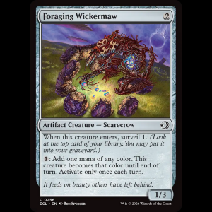 MTG Foraging Wickermaw Lorwyn Eclipsed ecl#256