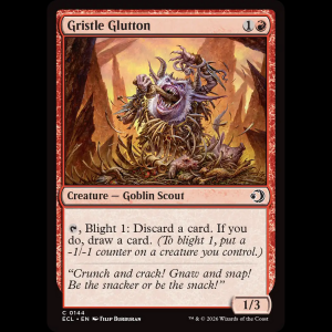 MTG Gristle Glutton Lorwyn Eclipsed ecl#144