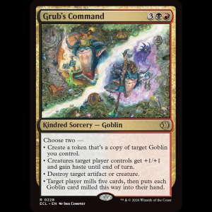 MTG Grub's Command Lorwyn Eclipsed ecl#228