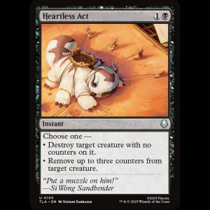 MTG Heartless Act Avatar: The Last Airbender tla#103