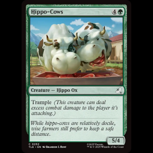 MTG Hippo-Cows Avatar: The Last Airbender Eternal tle#252