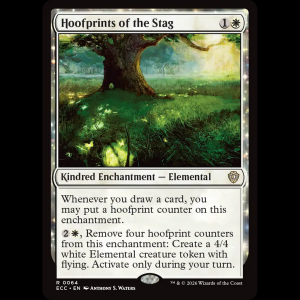 MTG Hoofprints of the Stag Lorwyn Eclipsed Commander ecc#64
