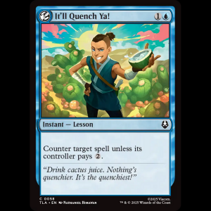 MTG It'll Quench Ya! Avatar: The Last Airbender tla#58