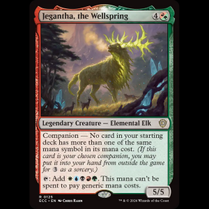 MTG Jegantha, the Wellspring Lorwyn Eclipsed Commander ecc#125