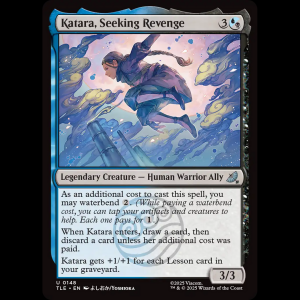 MTG Katara, Seeking Revenge Avatar: The Last Airbender Eternal tle#148