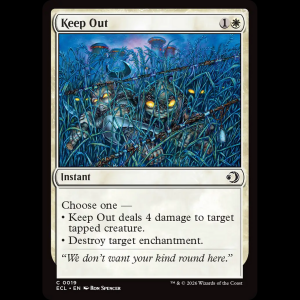 MTG Keep Out Lorwyn Eclipsed ecl#19