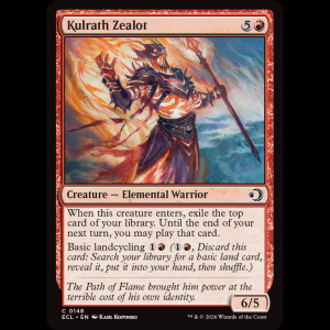 MTG Kulrath Zealot Lorwyn Eclipsed ecl#148