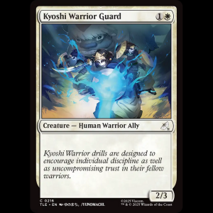 MTG Kyoshi Warrior Guard Avatar: The Last Airbender Eternal tle#216