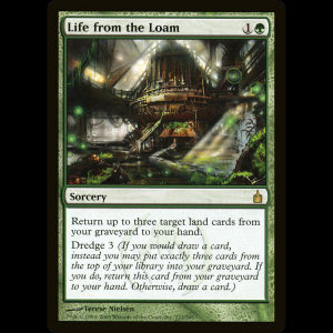 MTG Vida desde el barro (Life from the Loam) Ravnica: City of Guilds rav#172