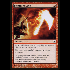 MTG Lightning Axe Time Spiral tsp#168