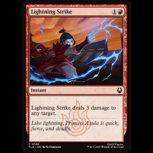 MTG Lightning Strike Avatar: The Last Airbender tla#146