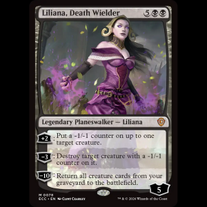 MTG Liliana, Death Wielder Lorwyn Eclipsed Commander ecc#78