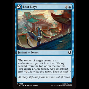 MTG Lost Days Avatar: The Last Airbender tla#62