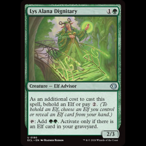 MTG Lys Alana Dignitary Lorwyn Eclipsed ecl#180