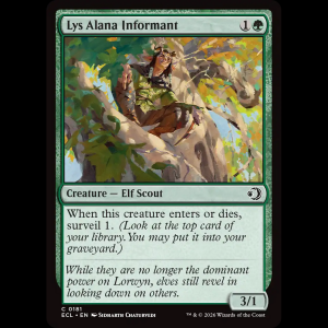 MTG Lys Alana Informant Lorwyn Eclipsed ecl#181