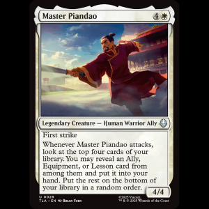 MTG Master Piandao Avatar: The Last Airbender tla#28