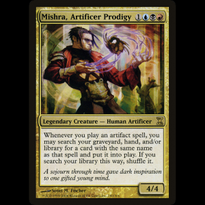 MTG Mishra, Artificer Prodigy Time Spiral tsp#243