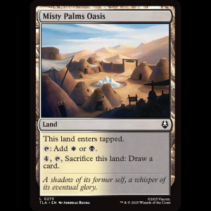 MTG Misty Palms Oasis Avatar: The Last Airbender tla#273
