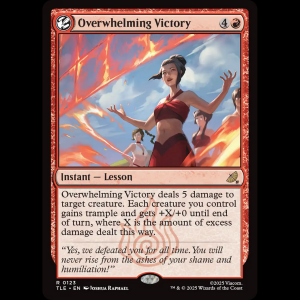 MTG Overwhelming Victory Avatar: The Last Airbender Eternal tle#123