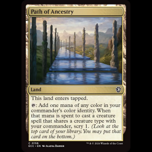 MTG Path of Ancestry Lorwyn Eclipsed Commander ecc#158