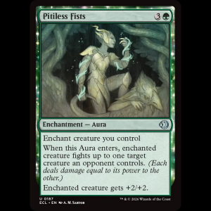 MTG Pitiless Fists Lorwyn Eclipsed ecl#187