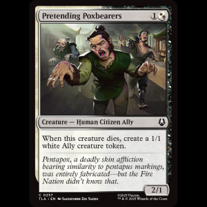 MTG Pretending Poxbearers Avatar: The Last Airbender tla#237