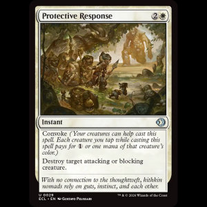 MTG Protective Response Lorwyn Eclipsed ecl#29