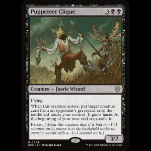 MTG Puppeteer Clique Lorwyn Eclipsed Commander ecc#84