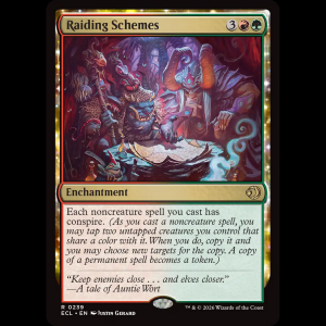 MTG Raiding Schemes Lorwyn Eclipsed ecl#239