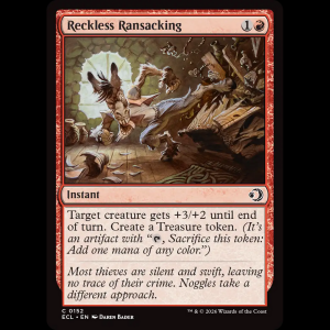 MTG Reckless Ransacking Lorwyn Eclipsed ecl#152