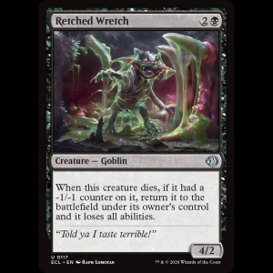 MTG Retched Wretch Lorwyn Eclipsed ecl#117