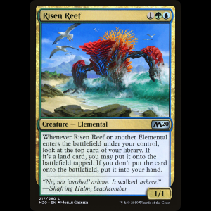 MTG Arrecife despertado (Risen Reef) Core Set 2020 m20#217