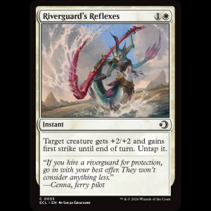 MTG Riverguard's Reflexes Lorwyn Eclipsed ecl#33