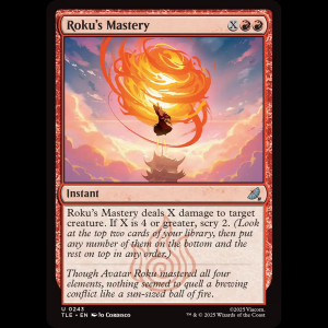 MTG Roku's Mastery Avatar: The Last Airbender Eternal tle#243