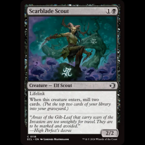 MTG Scarblade Scout Lorwyn Eclipsed ecl#118