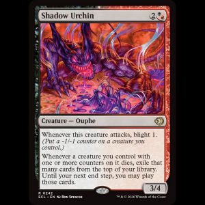 MTG Shadow Urchin Lorwyn Eclipsed ecl#242
