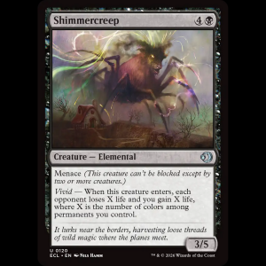 MTG Shimmercreep Lorwyn Eclipsed ecl#120