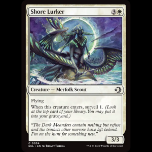 MTG Shore Lurker Lorwyn Eclipsed ecl#34