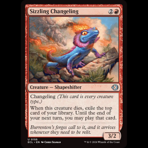 MTG Sizzling Changeling Lorwyn Eclipsed ecl#155