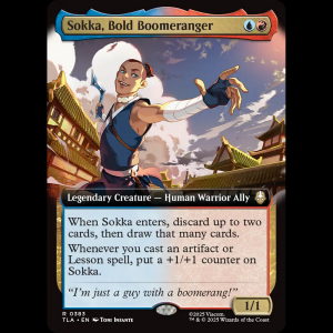 MTG Sokka, Bold Boomeranger Avatar: The Last Airbender tla#383