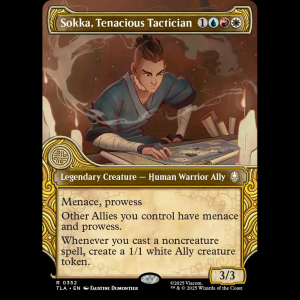 MTG Sokka, Tenacious Tactician Avatar: The Last Airbender tla#352