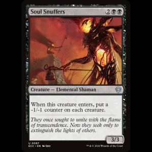 MTG Soul Snuffers Lorwyn Eclipsed Commander ecc#87