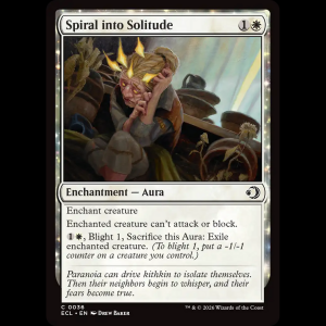 MTG Spiral into Solitude Lorwyn Eclipsed ecl#36