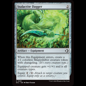 MTG Stalactite Dagger Lorwyn Eclipsed ecl#261
