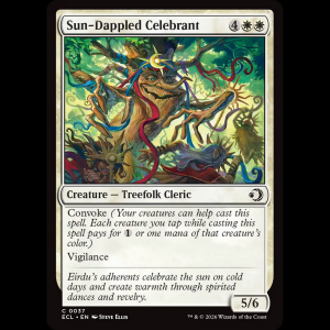 MTG Sun-Dappled Celebrant Lorwyn Eclipsed ecl#37
