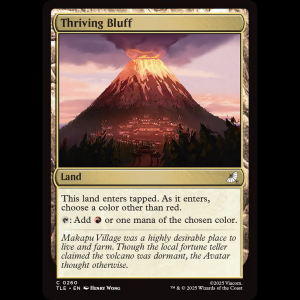 MTG Thriving Bluff Avatar: The Last Airbender Eternal tle#260