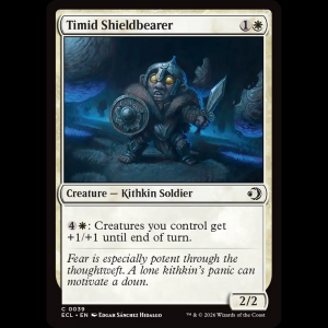MTG Timid Shieldbearer Lorwyn Eclipsed ecl#39