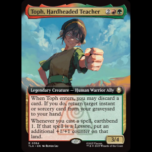 MTG Toph, Hardheaded Teacher Avatar: The Last Airbender tla#384