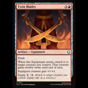 MTG Twin Blades Avatar: The Last Airbender tla#157